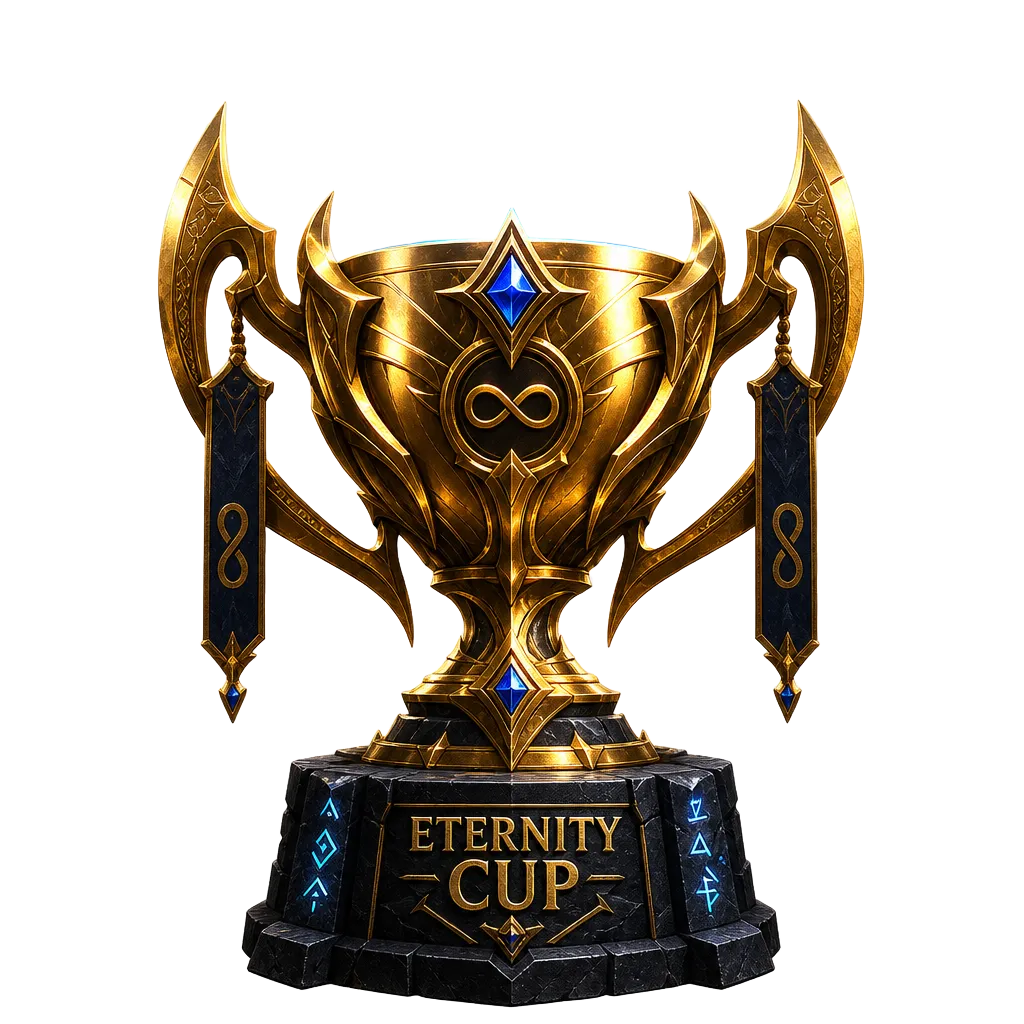 Troféu do campeonato ETERNITY CUP #1